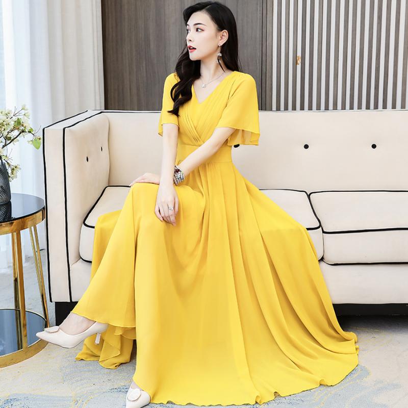 2020 Spring Summer Chiffon Beach Maxi Dresses 3XL Plus Size Solid Vintage Runway Midi Dress Elegant Women Bodycon Party Vestidos, Black
2020 Spring Summer Chiffon Beach Maxi Dresses 3XL Plus Size Solid Vintage Runway Midi Dress Elegant Women Bodycon Party Vestidos, Black