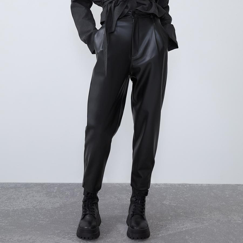 2021 New Leather Warm Veet Pant High Waist Trouser Women Thick Stretch Pantalon Female Winter Straight Pants Trousers 8367
2021 New Leather Warm Veet Pant High Waist Trouser Women Thick Stretch Pantalon Female Winter Straight Pants Trousers 8367