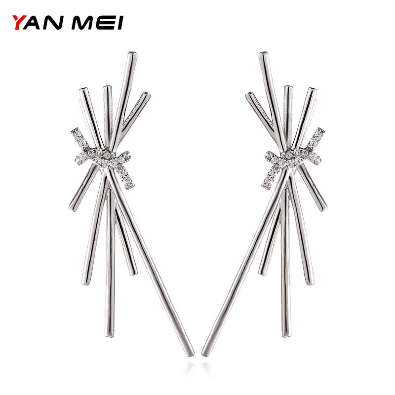 YANMEI Creative Cubic Zirconia Fireworks Earring Special Design Geometric Fashion Women's Holiday Party Earrings YME9345
YANMEI Creative Cubic Zirconia Fireworks Earring Special Design Geometric Fashion Women's Holiday Party Earrings YME9345
