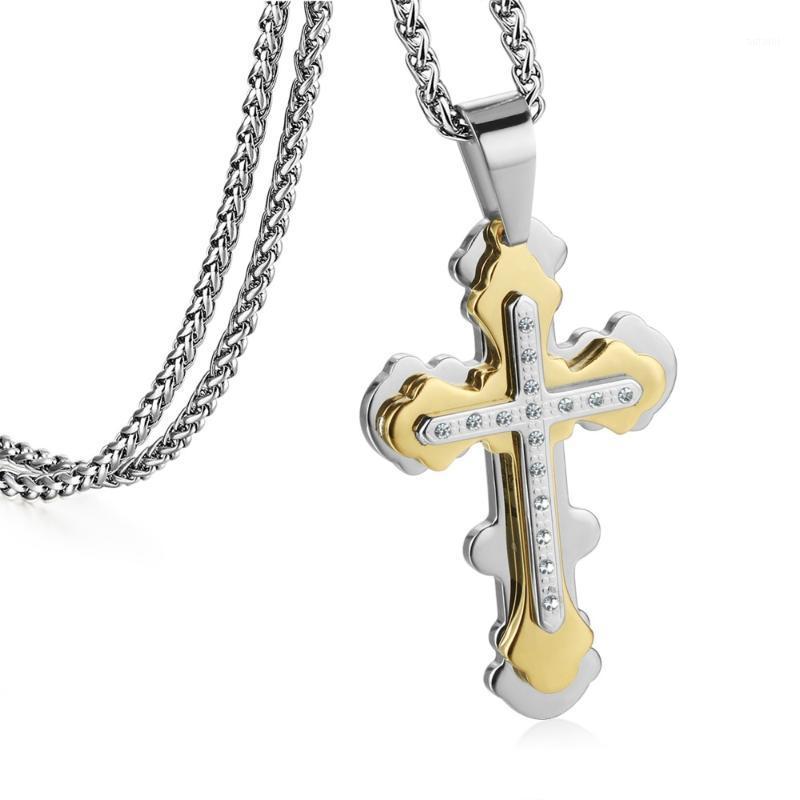 Stainless Steel Link Chains Crystals Cross Multilayers Pendant Necklace Fashion Hip Hop Jewelry for Men MN1971
Stainless Steel Link Chains Crystals Cross Multilayers Pendant Necklace Fashion Hip Hop Jewelry for Men MN1971