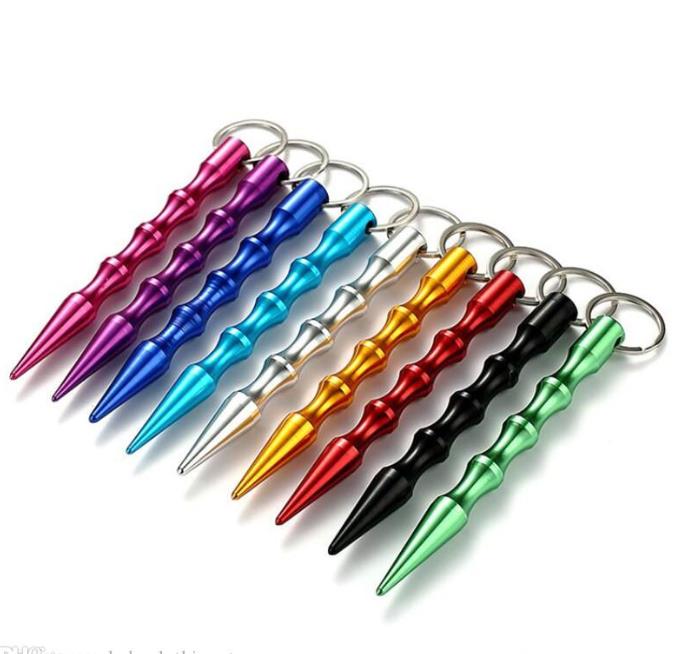 Hot Fashion Accessories Aluminum Self Defense Keychain Mental Stick Car Keychains Personal Safty Key Chain Charm Car keychain Key Chains, Silver
Hot Fashion Accessories Aluminum Self Defense Keychain Mental Stick Car Keychains Personal Safty Key Chain Charm Car keychain Key Chains, Silver