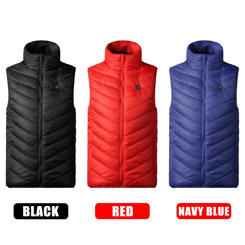 Outdoor USB Heating Coat Vest Winter Flexible Electric Thermal Clothing Stand-up Collar Fishing Hiking Warm Clothes, Red
Outdoor USB Heating Coat Vest Winter Flexible Electric Thermal Clothing Stand-up Collar Fishing Hiking Warm Clothes, Red