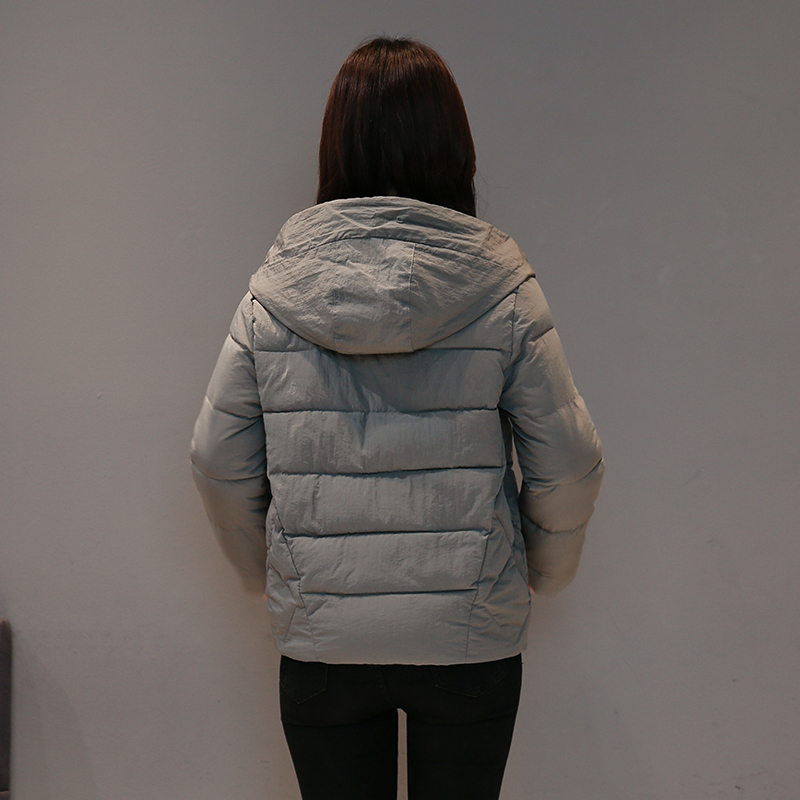 Plus size 4XL 5XL 6XL Women Down Jacket Winter 6 Colors Hooded Short Down Coat Solid Casual Female Puffer Jackets 201019