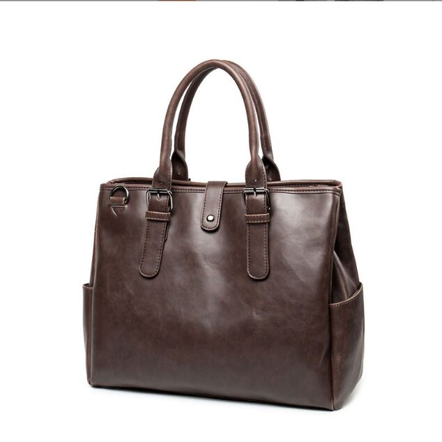Women Business Single Shoulder Laptop Bag Cross Section Briefcase Computer Package Inclined Bag Men's Handbags Bags