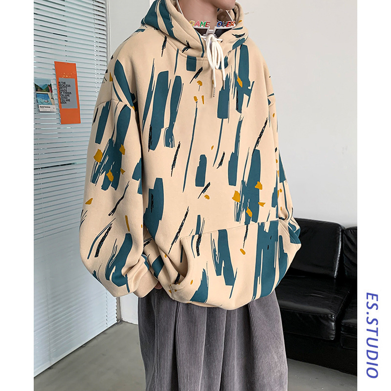2021 Winter Fall and Korean-style Student Tie-dyed Male Sweater Loose Idle Fashion in Thick Quilted Style Ins 7x70, Red
2021 Winter Fall and Korean-style Student Tie-dyed Male Sweater Loose Idle Fashion in Thick Quilted Style Ins 7x70, Red