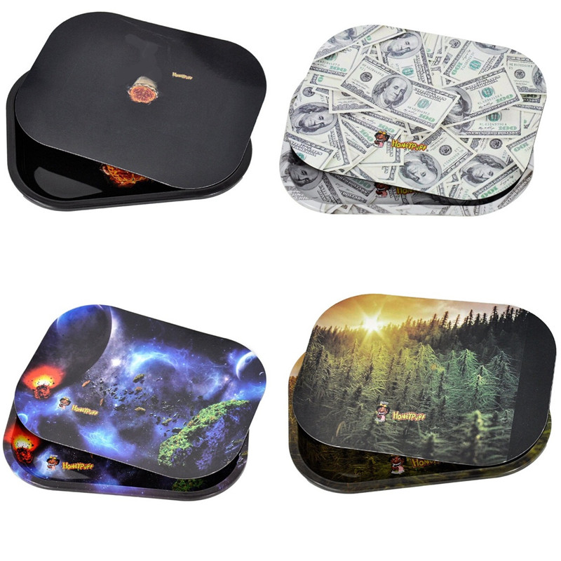 Honeypuff Rolling Tray 180mm Size with Magnetic Lids Colorful Printings Smoking Vape Holder Metal Tray for Dry Herb Tobacco Stash
Honeypuff Rolling Tray 180mm Size with Magnetic Lids Colorful Printings Smoking Vape Holder Metal Tray for Dry Herb Tobacco Stash