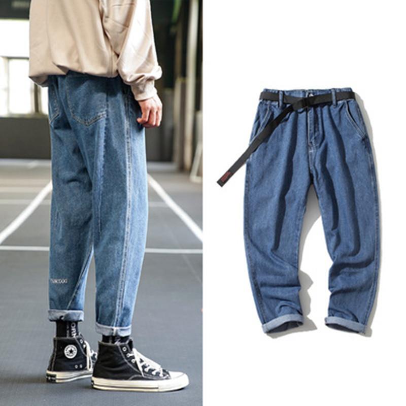 Wholesale Denim Jeans men' straight-leg pants Hong Kong wind trend autumn winter models handsome casual youth long harem pants, Black
Wholesale Denim Jeans men' straight-leg pants Hong Kong wind trend autumn winter models handsome casual youth long harem pants, Black