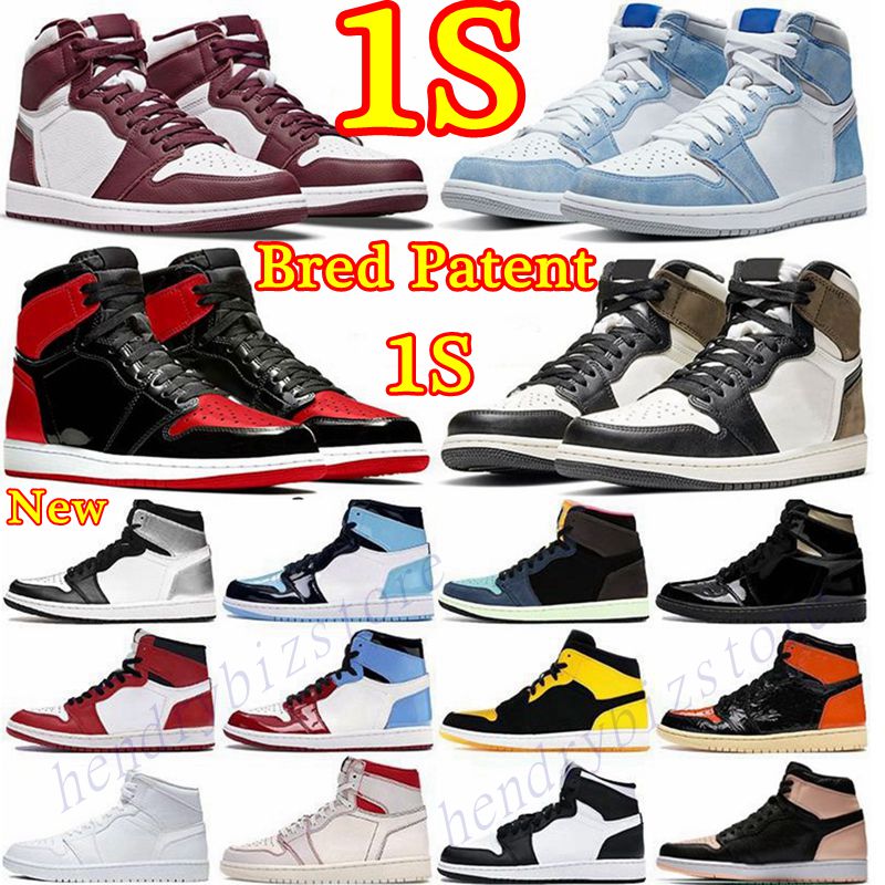 Newest 1S 1 High OG Mens Bred Patent Basketball Shoes UNC Bordeaux University Blue Dark Mocha Shadow Twist Seafoam White Sneakers Womens Sports Trainers Us Size 14, Red/white
Newest 1S 1 High OG Mens Bred Patent Basketball Shoes UNC Bordeaux University Blue Dark Mocha Shadow Twist Seafoam White Sneakers Womens Sports Trainers Us Size 14, Red/white