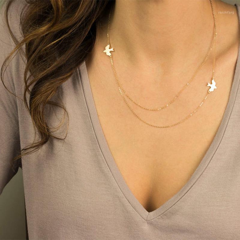 Chains Peace Dove Necklaces & Pendants 2021 Simple Gold Silver Color Chain Clavicle Double Fashion Jewelry1
Chains Peace Dove Necklaces & Pendants 2021 Simple Gold Silver Color Chain Clavicle Double Fashion Jewelry1