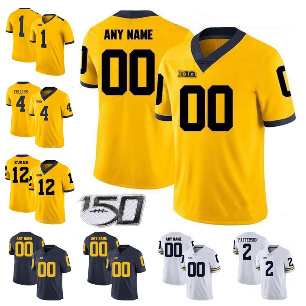 NCAA Michigan Wolverines College Football 2 Shea Patterson Jerseys Big Ten 24 Zach Charbonnet 25 Hassan Haskins 8 Ronnie Bell 13 Tru Wilson, Colour 13
NCAA Michigan Wolverines College Football 2 Shea Patterson Jerseys Big Ten 24 Zach Charbonnet 25 Hassan Haskins 8 Ronnie Bell 13 Tru Wilson, Colour 13