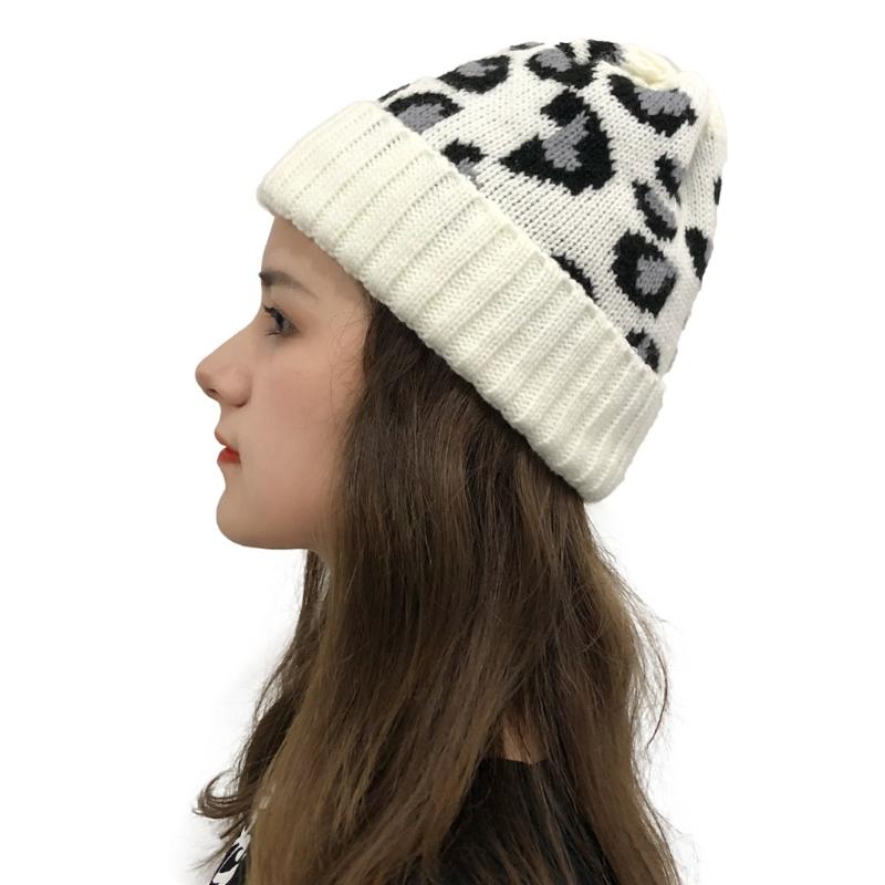 Beanie/Skull Caps Autumn Winter Skullies Hat Fashion Warm Plush Beanies Hats Casual Women Leopard Knit Adult Cover Head, Black
Beanie/Skull Caps Autumn Winter Skullies Hat Fashion Warm Plush Beanies Hats Casual Women Leopard Knit Adult Cover Head, Black