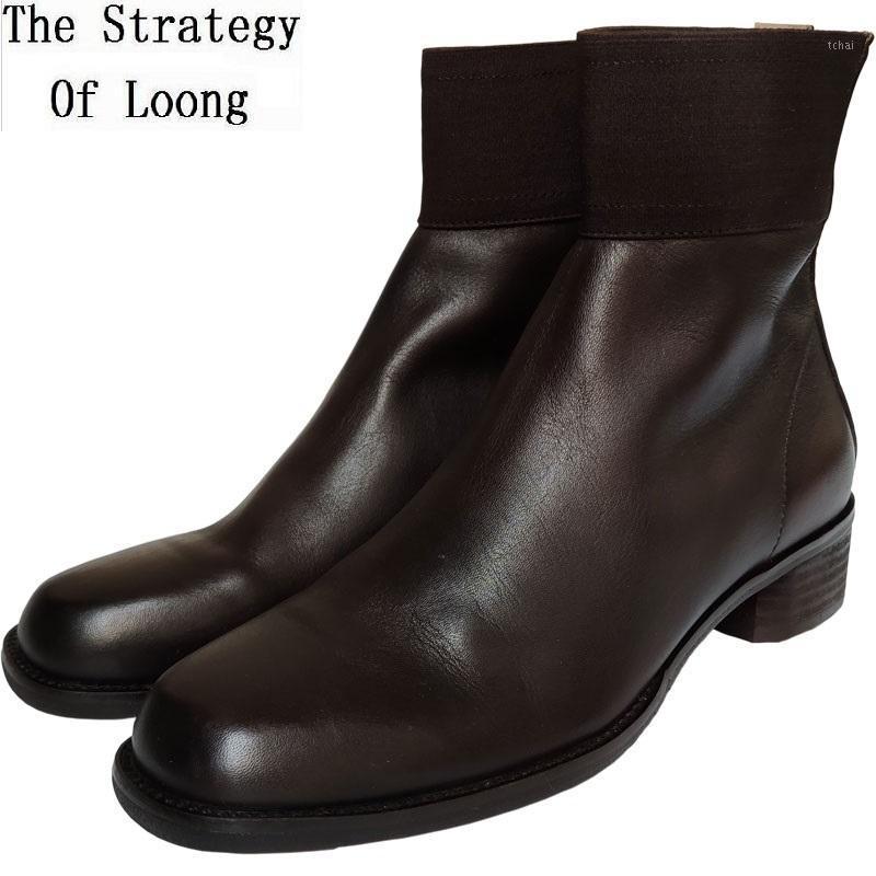 British Style Retro Women Genuine Leather Zipper Ankle Equestrian Boots Ladies Handmade Sewing Square Toe Short Boots 1912251, Black
British Style Retro Women Genuine Leather Zipper Ankle Equestrian Boots Ladies Handmade Sewing Square Toe Short Boots 1912251, Black