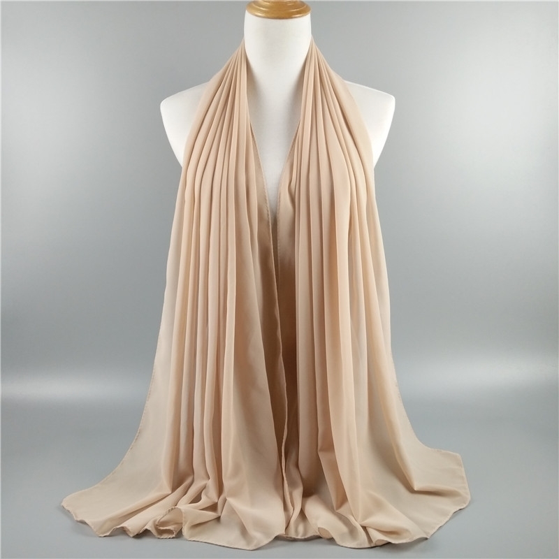 HOT 89 Color High Quality Plain bubble chiffon scarf shawl muslim hijab women headband scarves shawls 10pcs/lot 201104