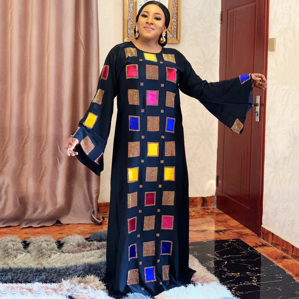 2020 Autumn New African Dresses For Women Ankara Dashiki Long Dress Bazin Robe Africain Femme Plus Size Boubou Muslim Abayas, Black;gray
2020 Autumn New African Dresses For Women Ankara Dashiki Long Dress Bazin Robe Africain Femme Plus Size Boubou Muslim Abayas, Black;gray