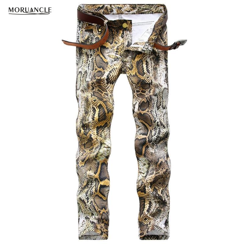 Personality Snake Skin Jeans Pants Club Wear Printed Denim Joggers For Youth Slim Fit Hip Hop Painted Trousers Punk Style
Personality Snake Skin Jeans Pants Club Wear Printed Denim Joggers For Youth Slim Fit Hip Hop Painted Trousers Punk Style