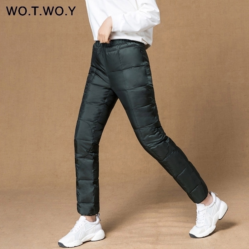 WOTWOY Casaul Winter Women Pants Pockets Plue size Basic High Waist Straight Female Down Pants Thick Trousers Women 201031, P19268dark green
WOTWOY Casaul Winter Women Pants Pockets Plue size Basic High Waist Straight Female Down Pants Thick Trousers Women 201031, P19268dark green
