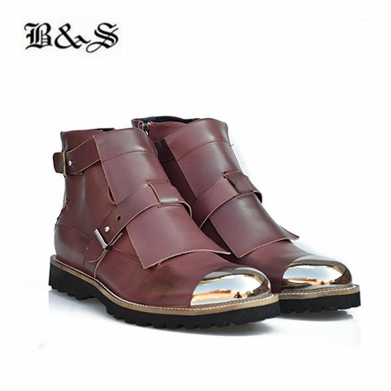 Black& Street Classical England genuine leather iron toe punk leather boots rock fashion street retro men handmade botas1
Black& Street Classical England genuine leather iron toe punk leather boots rock fashion street retro men handmade botas1