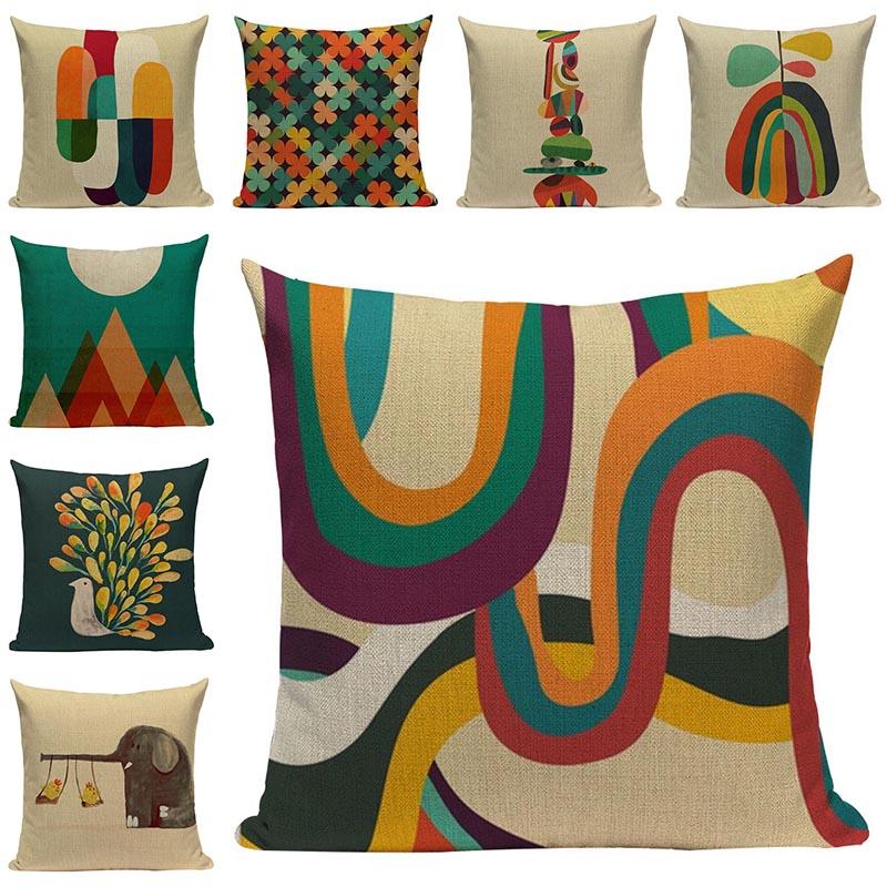 Sunrise Creative Cartoon Pattern Cushion Covers Animals Cotton Linen Art Pillowscases Decorative Chair Cushion Sofa Home Decor, As picture
Sunrise Creative Cartoon Pattern Cushion Covers Animals Cotton Linen Art Pillowscases Decorative Chair Cushion Sofa Home Decor, As picture