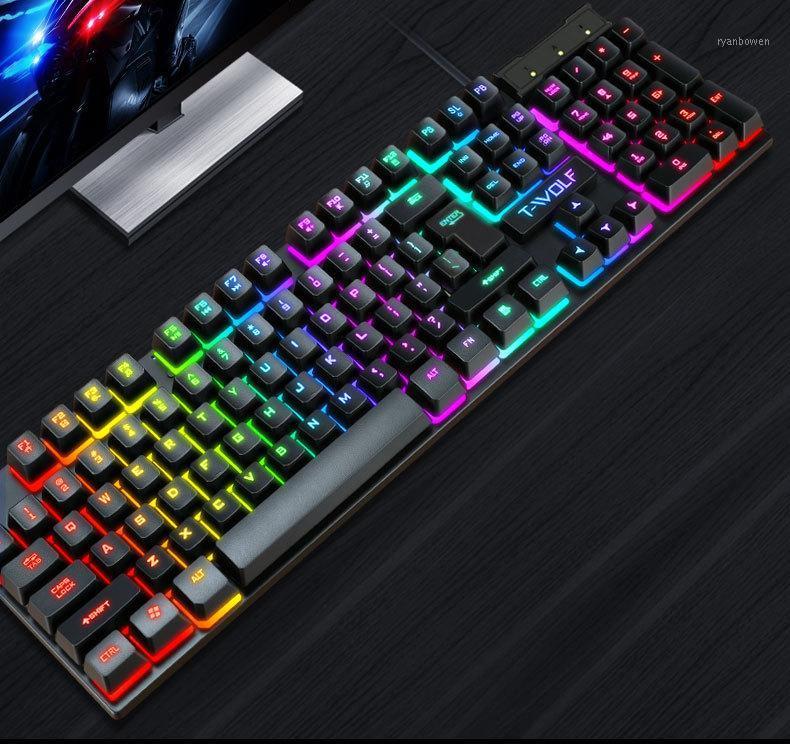 Wired keyboard and mouse set character can be illuminated LED suitable for gaming desktop laptop1
Wired keyboard and mouse set character can be illuminated LED suitable for gaming desktop laptop1