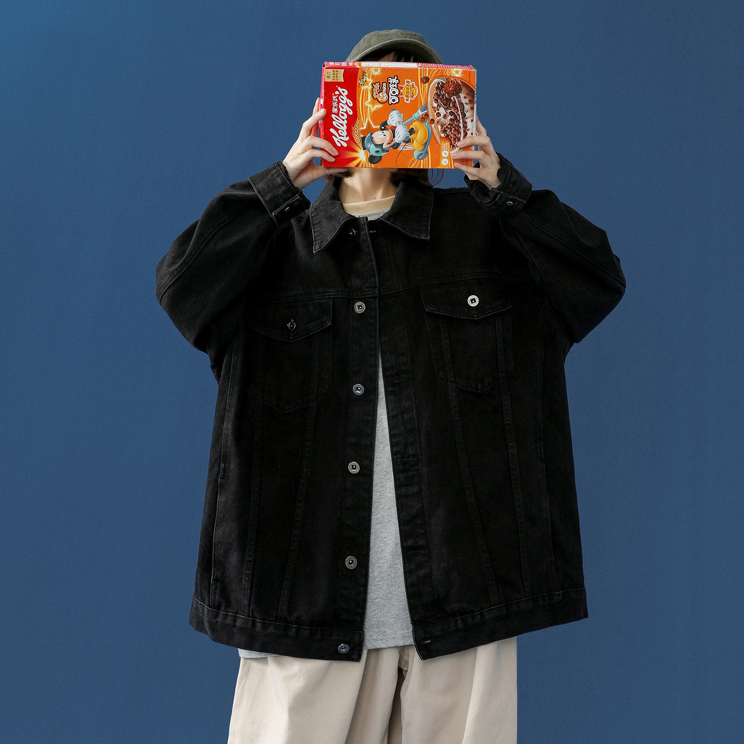 Oversize Jeans Jacket Women Pocket Loose Coats Female Turn-down Collar Blue Casual Denim Coat Women plus size 4XL 5XL 201017