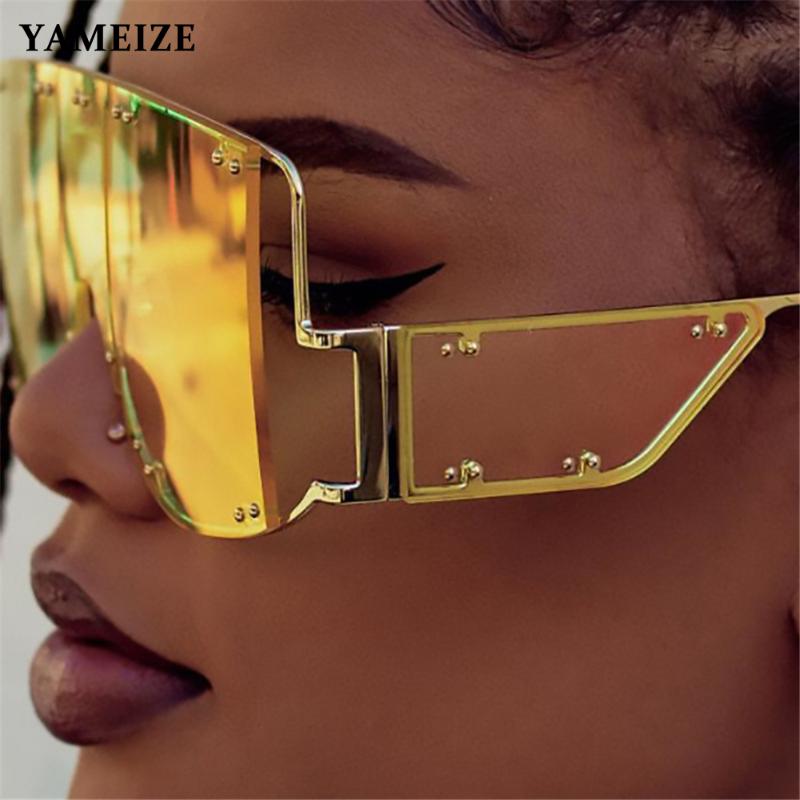 Sunglasses YAMEIZE Fashion Gradient Oversized Women Brand Designer Square Rimless Sun Glasses Vintage Classic Eyewear Gafas
Sunglasses YAMEIZE Fashion Gradient Oversized Women Brand Designer Square Rimless Sun Glasses Vintage Classic Eyewear Gafas