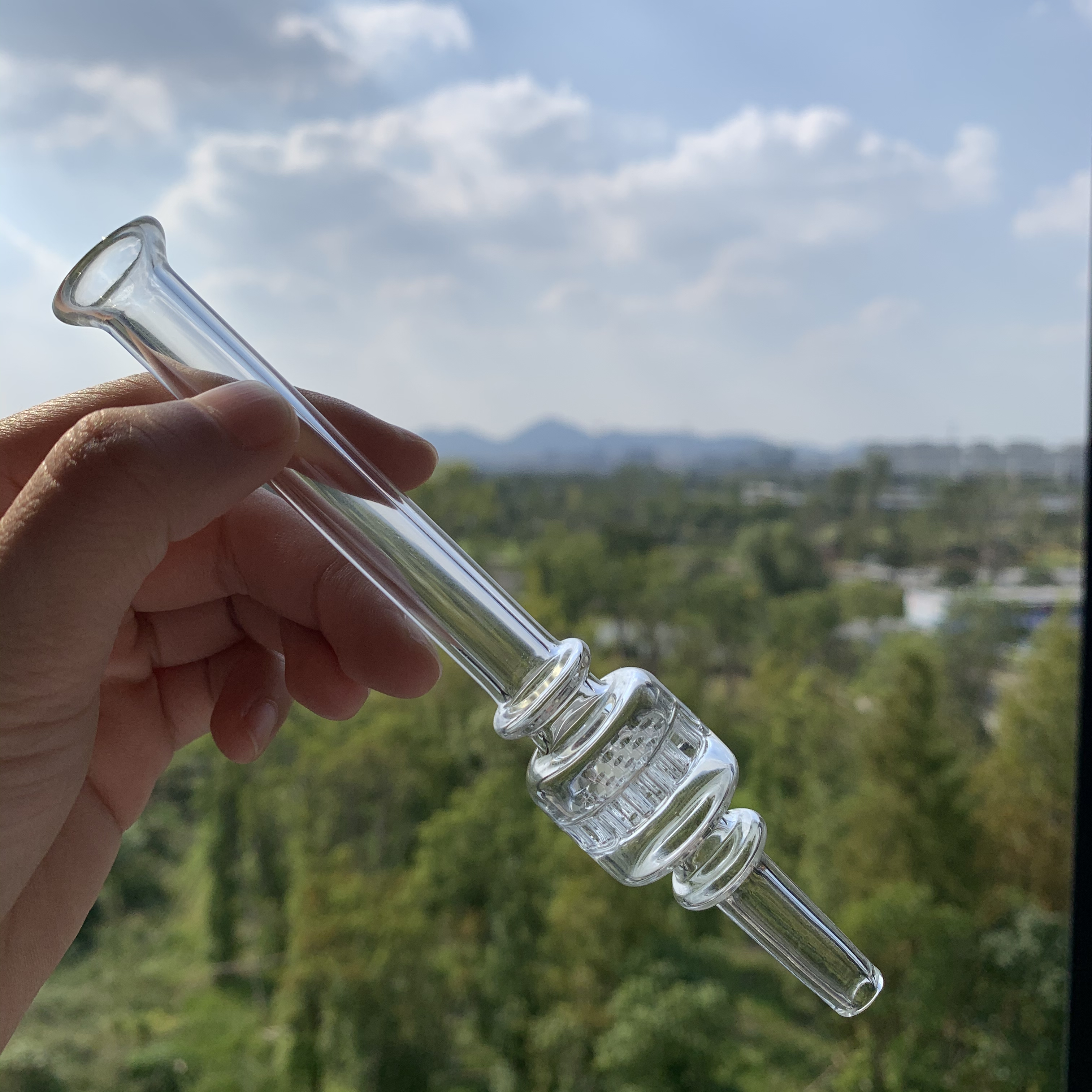 Smoking Accessories 6 inches mini nectar collector thick clear glass filter tips tube pyrex oil burner pipe tobacco
Smoking Accessories 6 inches mini nectar collector thick clear glass filter tips tube pyrex oil burner pipe tobacco