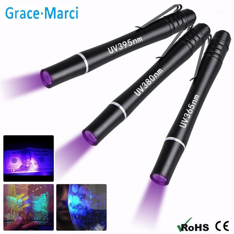 On Sale Portable Mini UV Pen Light Ultra Violet LED Pen 365nm 395nm 380nm LED Penlight With Clip For Money Detect1
On Sale Portable Mini UV Pen Light Ultra Violet LED Pen 365nm 395nm 380nm LED Penlight With Clip For Money Detect1