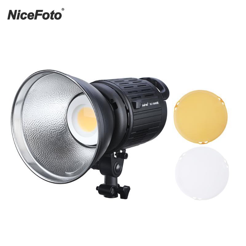 NiceFoto HC-1000B II Photography LED Video Light Lamp 100W LCD Display 3200K/5600K Stepless Adjustable Brightness CRI95
NiceFoto HC-1000B II Photography LED Video Light Lamp 100W LCD Display 3200K/5600K Stepless Adjustable Brightness CRI95