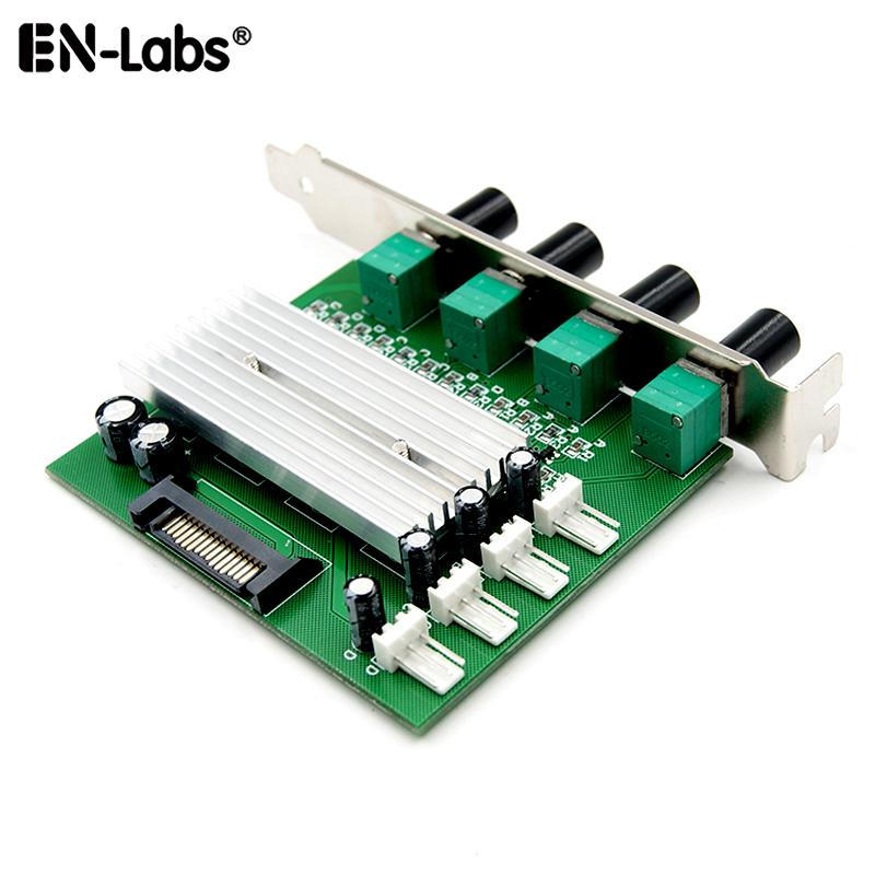 PC Cooler Radiator 4 5 Ways 3pin 4pin Fan Speed Temperature Controller w/PCI Cover,12V 1A Case Fan 3A DDC D5 Water Pump Control
PC Cooler Radiator 4 5 Ways 3pin 4pin Fan Speed Temperature Controller w/PCI Cover,12V 1A Case Fan 3A DDC D5 Water Pump Control