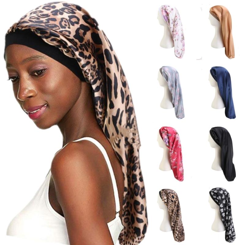 Fashion Women Printed Flower Elastic Bonnet Sleep Hair Turban Cap Long Cylindrical Chemo Cancer Hat Muslim India Headwear, White
Fashion Women Printed Flower Elastic Bonnet Sleep Hair Turban Cap Long Cylindrical Chemo Cancer Hat Muslim India Headwear, White