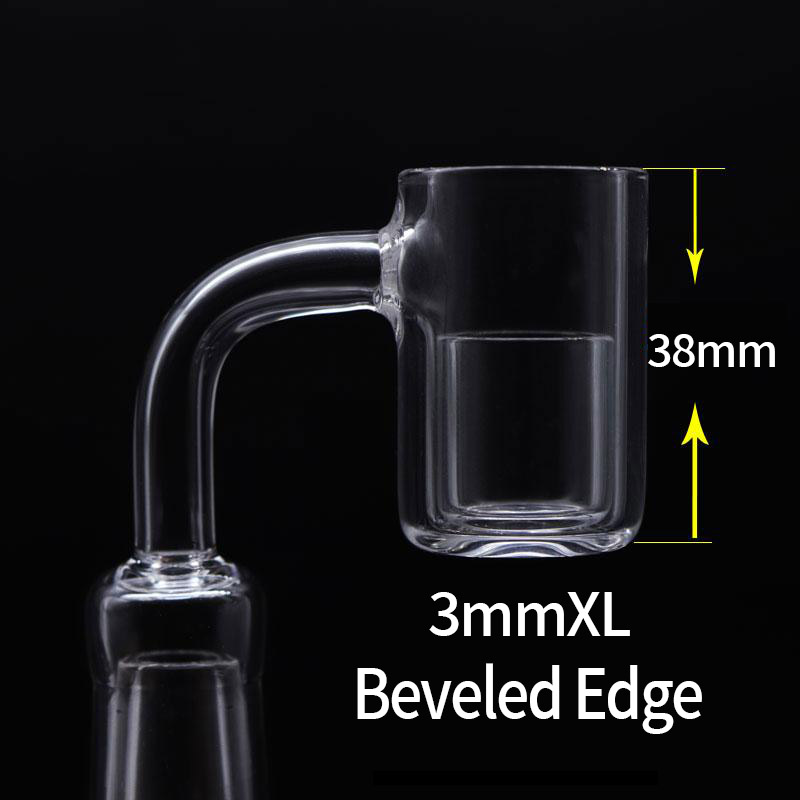 38mm High Wall Quartz Banger Nail With Quartz Insert 3mm Wall 25mmOD 10mm 14mm 18mm Quartz Nails For Glass Water Bongs Dab Rigs
38mm High Wall Quartz Banger Nail With Quartz Insert 3mm Wall 25mmOD 10mm 14mm 18mm Quartz Nails For Glass Water Bongs Dab Rigs