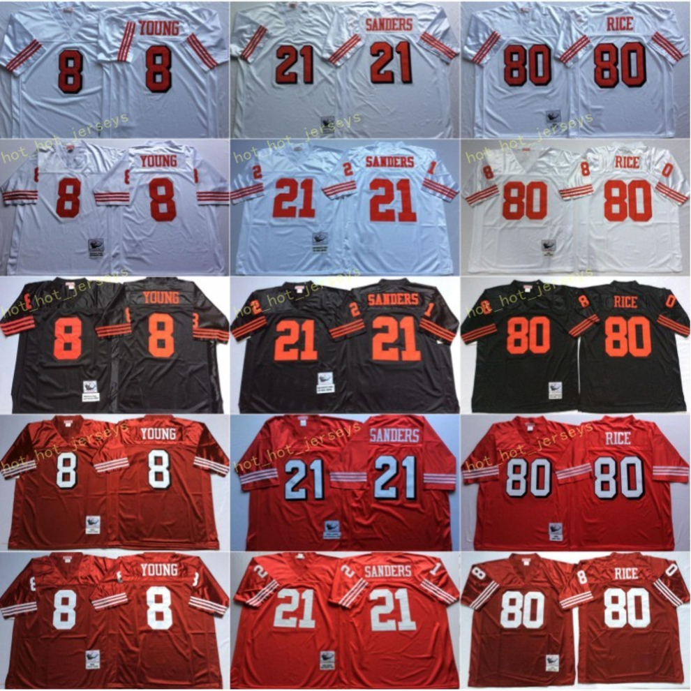 Vintage San Franclsco 75th Anniversary 49els 8 Steve Young 21 Deion Sanders 80 Jerry Rice Red Stitched Football Jersey, Black;red
Vintage San Franclsco 75th Anniversary 49els 8 Steve Young 21 Deion Sanders 80 Jerry Rice Red Stitched Football Jersey, Black;red