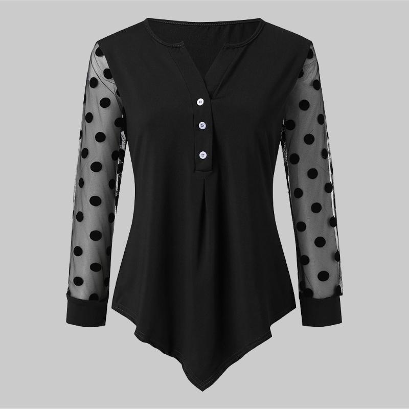 Sexy Lace Mesh Shirt Women' Summer Solid Color Stripe Long Sleeve O Neck Hollow Casual Blouse Tops Shirts Female Blusas#p4, Black
Sexy Lace Mesh Shirt Women' Summer Solid Color Stripe Long Sleeve O Neck Hollow Casual Blouse Tops Shirts Female Blusas#p4, Black