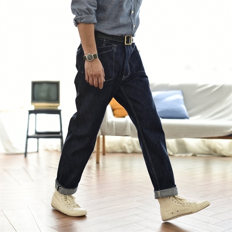 SauceZhan T315XX-RAW Men's Jeans Denim Jeans for Men Taper Fit Selvedge Raw Denim Unsanforized Denim Vintage Zipper Fly 201111, Blue
SauceZhan T315XX-RAW Men's Jeans Denim Jeans for Men Taper Fit Selvedge Raw Denim Unsanforized Denim Vintage Zipper Fly 201111, Blue