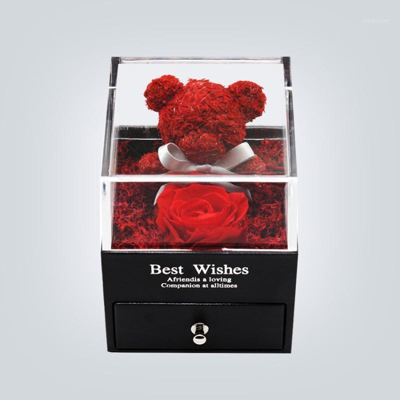 Handmade Preserved Real Rose Jewelry Box Holder Immortal Flowers Forever Blossom Wedding Valentine's Day Gift Set for Women1, 00
Handmade Preserved Real Rose Jewelry Box Holder Immortal Flowers Forever Blossom Wedding Valentine's Day Gift Set for Women1, 00