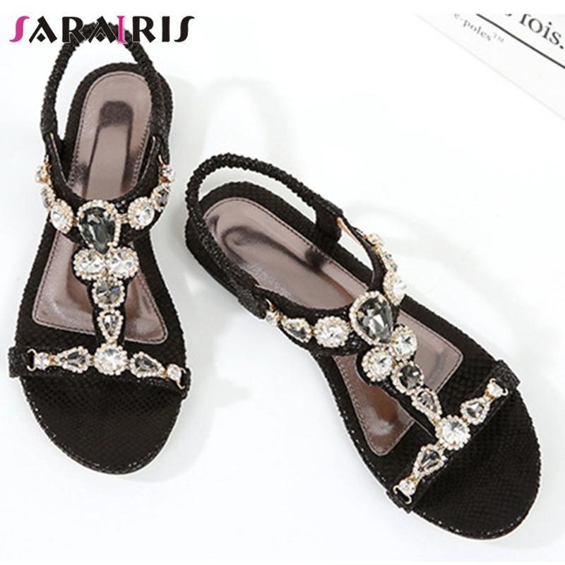 SARAIRIS Holiday Casual Office Lady Summer Sandals Round Toe Crystal Low Heels Sandals Women Back Strap Shoes Woman1, Black
SARAIRIS Holiday Casual Office Lady Summer Sandals Round Toe Crystal Low Heels Sandals Women Back Strap Shoes Woman1, Black