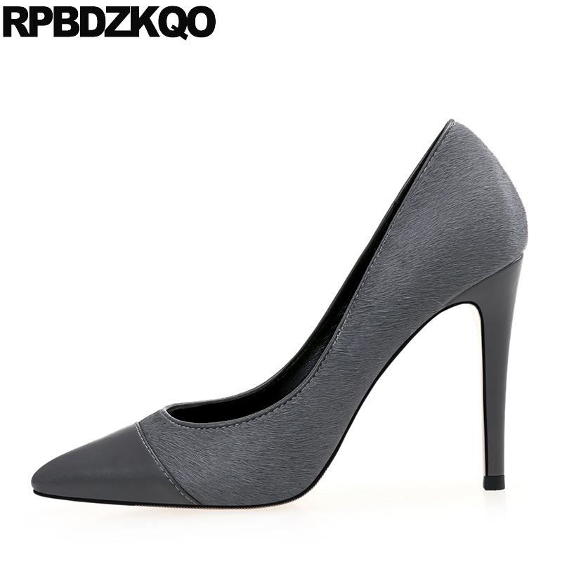 fur women 12 44 big size runway high heels pointed toe super gray special 10 42 ladies low shoes 8cm kitten ultra extreme pumps, Gray 6cm
fur women 12 44 big size runway high heels pointed toe super gray special 10 42 ladies low shoes 8cm kitten ultra extreme pumps, Gray 6cm