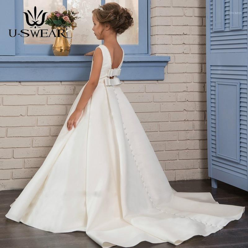2020 New Flower Girl Dresses Vestidos A-Line Beading Kids Evening Pageant Ball Gown First Communion Dresses for Girls1, White
2020 New Flower Girl Dresses Vestidos A-Line Beading Kids Evening Pageant Ball Gown First Communion Dresses for Girls1, White