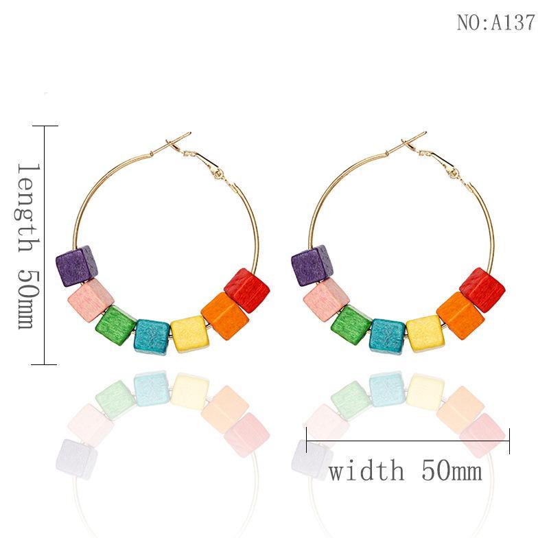 Fashion very simple hand wood color earrings geometry small square children's fun ear ornaments simple lovely girl heart1
Fashion very simple hand wood color earrings geometry small square children's fun ear ornaments simple lovely girl heart1