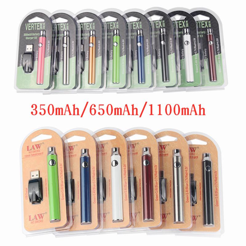 Vertex LAW LO VV Batteries Charger Kit 1100 650mAh CO2 Preheat Battery E Cigarettes Vape Pen Fit 510 Atomizers Oil Cartridges 3 Packagings
Vertex LAW LO VV Batteries Charger Kit 1100 650mAh CO2 Preheat Battery E Cigarettes Vape Pen Fit 510 Atomizers Oil Cartridges 3 Packagings