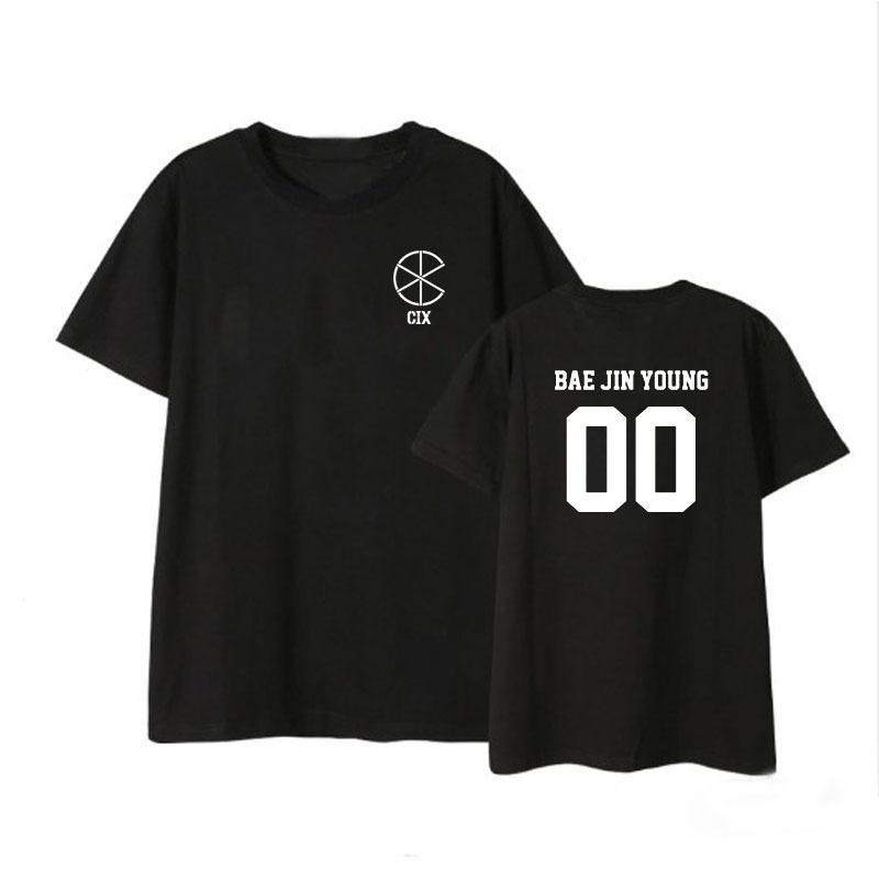 Kpop CIX JINYOUNG SEUNGHUN BX Shirts Streetwear Loose Tshirt T Shirt Short Sleeve Tops T-shirt DX1092, Black-younghee
Kpop CIX JINYOUNG SEUNGHUN BX Shirts Streetwear Loose Tshirt T Shirt Short Sleeve Tops T-shirt DX1092, Black-younghee
