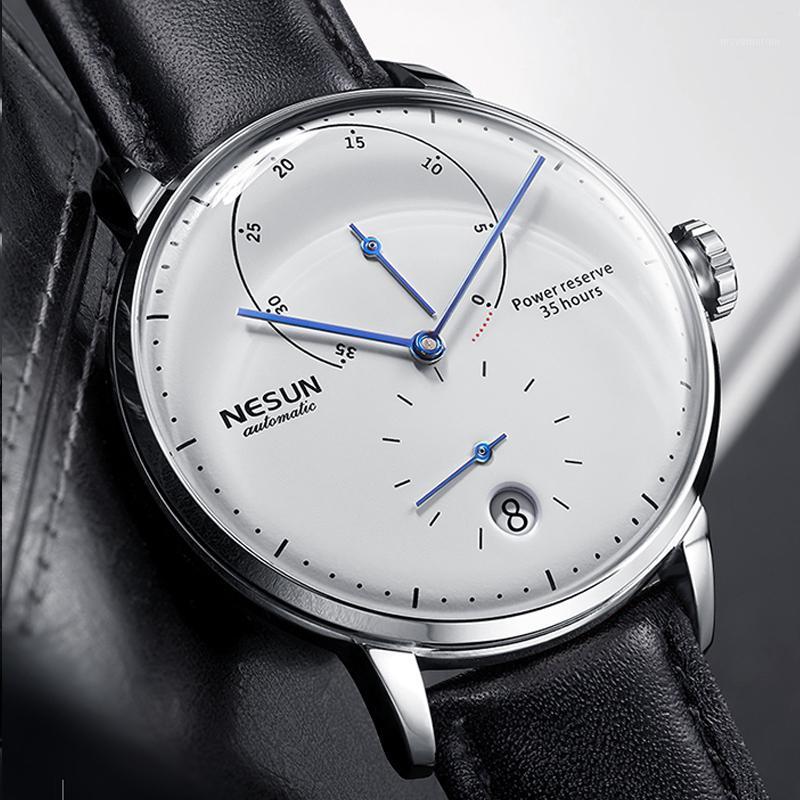 NESUN Men's Watch New Fashion Casual Automatic Mechanical Watch Sapphire Waterproof Date Business Simple Sports Watches1, Leather-all black
NESUN Men's Watch New Fashion Casual Automatic Mechanical Watch Sapphire Waterproof Date Business Simple Sports Watches1, Leather-all black