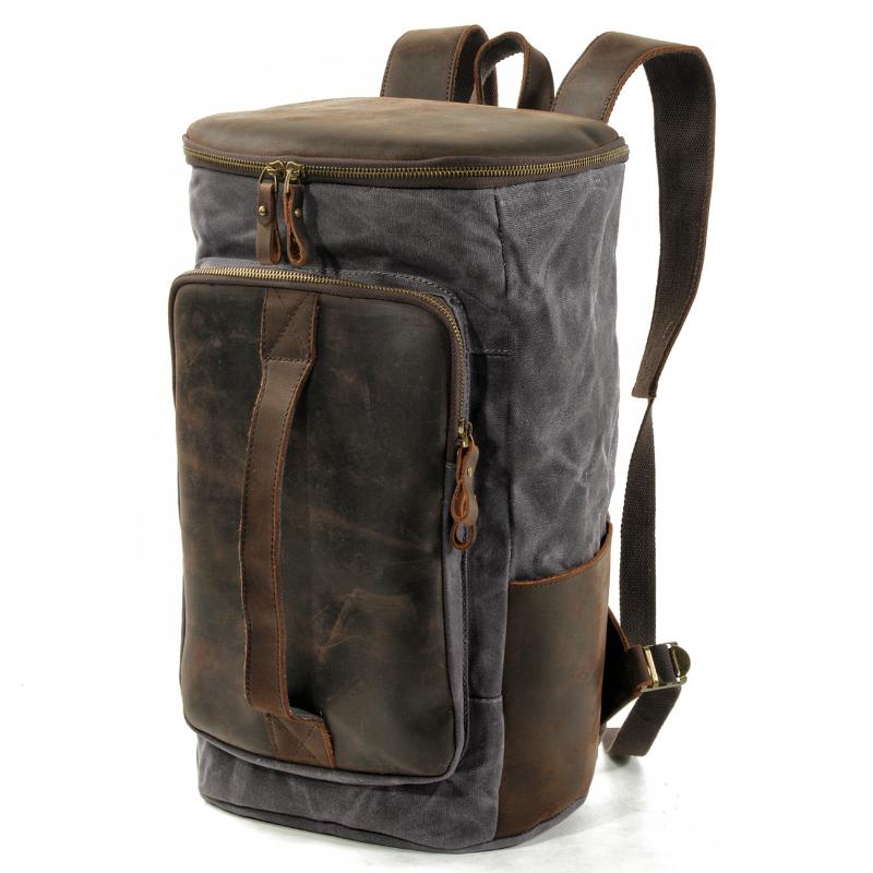 Hunting Outdoor Travel Backpack Cylindrical Hiking Bag Men Women Multifunctional Large Capacity Backpacks Fashion Canvas Bags, Black
Hunting Outdoor Travel Backpack Cylindrical Hiking Bag Men Women Multifunctional Large Capacity Backpacks Fashion Canvas Bags, Black