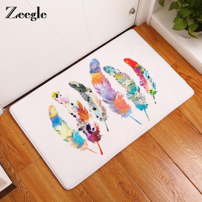 Zeegle Watercolor Feathers Door Mats Flannle Carpet In the Living Room Bedside Mat For Bedroom Non-slip Bathroom Toilet Rugs, Feather 13
Zeegle Watercolor Feathers Door Mats Flannle Carpet In the Living Room Bedside Mat For Bedroom Non-slip Bathroom Toilet Rugs, Feather 13