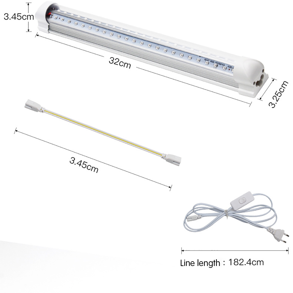 LED UV Black Light Fixtures 10W DJ Party Strip Lights Effect Stage Purple led Tube For Christmas Bar Disco Club Halloween Y201006