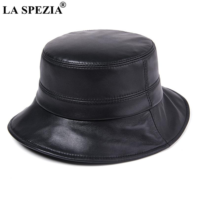 LA SPEZIA Genuine Leather Women Hats Solid Black Bucket Hats Japanese Vintage Sheepskin Ladies Autumn Winter Brand Fishing, Blue;gray
LA SPEZIA Genuine Leather Women Hats Solid Black Bucket Hats Japanese Vintage Sheepskin Ladies Autumn Winter Brand Fishing, Blue;gray
