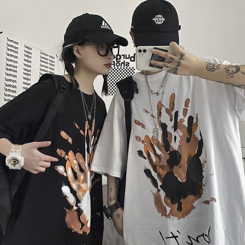 New Couple Short Sleeve Female 2021 Fashion Korean Streetwear Printing Casual T-shirt Male Clothing Hip Hop Rwf3, Black
New Couple Short Sleeve Female 2021 Fashion Korean Streetwear Printing Casual T-shirt Male Clothing Hip Hop Rwf3, Black