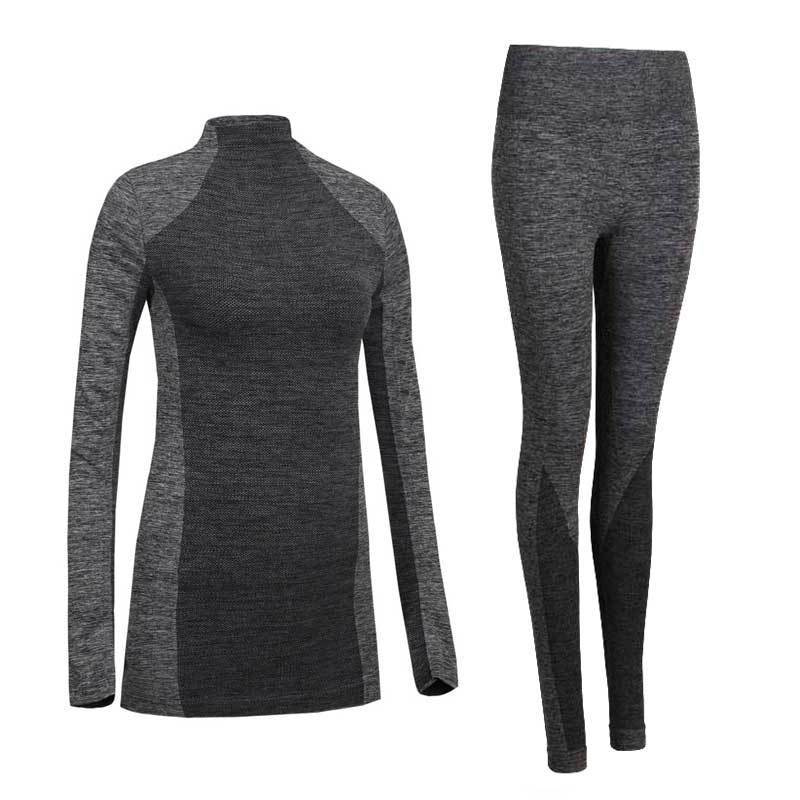 Fanceey 2pcs Warm Long Johns for Women Thermal Underwear Women Second Skin Winter Female Thermal Clothing Woman Thermal Suit 201027