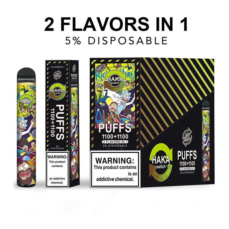 Haka 2200 Puffs Disposable Vape Pen Switch 1100+1100 Puffs 2-in-1 Double Flavors Starter Kit puff plus bang xxl
Haka 2200 Puffs Disposable Vape Pen Switch 1100+1100 Puffs 2-in-1 Double Flavors Starter Kit puff plus bang xxl