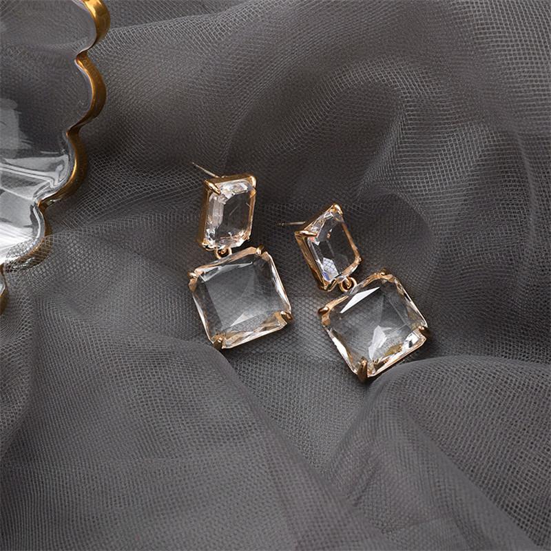 Dangle & Chandelier Korean Fashion Rhinestone Jewelry Square Earrings Luxury Transparent Glass Crystal Party For Women Bijoux Girl
Dangle & Chandelier Korean Fashion Rhinestone Jewelry Square Earrings Luxury Transparent Glass Crystal Party For Women Bijoux Girl